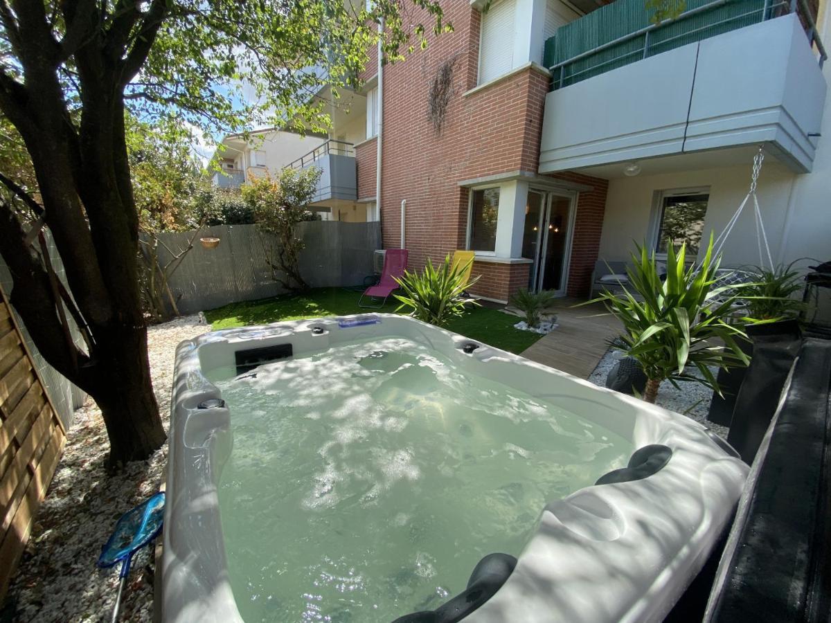 Le Jungle : T2 Avec Jardin Et Jacuzzi Lägenhet Blagnac Exteriör bild